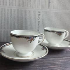 WEDGWOOD オズボーン カップ＆ソーサー 2客セット - メルカリ