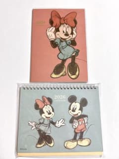 ローソン限定】ミッキー、ミニーマウス 2026年版 ダイアリー＆卓上