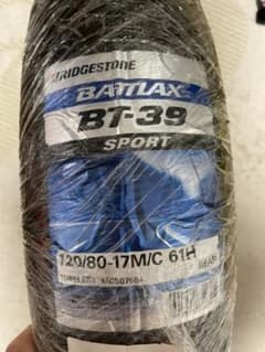 BATTLAX 120/80-17 BT39 BRIDGESTONE タイヤのサムネイル