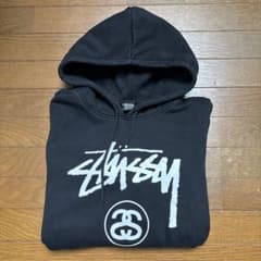 Stussy プルオーバーパーカー ブラック Mのサムネイル