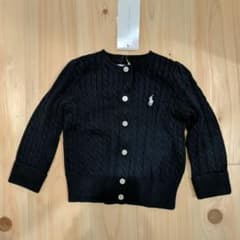 【新品タグ付！】Ralph Lauren　85　紺色 カーディガンのサムネイル