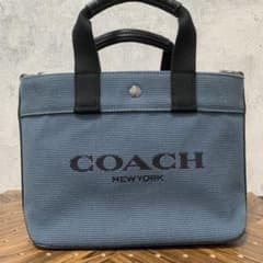 【新品タグ付】COACH キャンバストート20 2way デニム CU299 COACH キャンバストート20 2way デニム CU299 - メルカリ