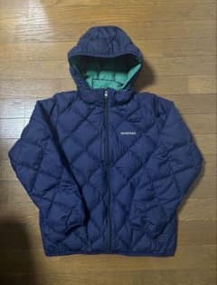 mont-bell ダウンジャケット キルティング リバーシブル 紺/緑 - メルカリ