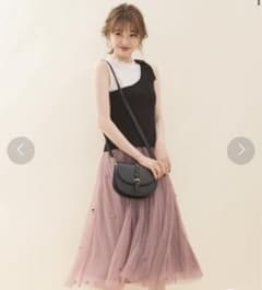 WILLSELECTION ビーズ刺繍チュールスカートのサムネイル