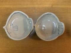 陶器皿　魚　2個セット　ハンドメイドのサムネイル