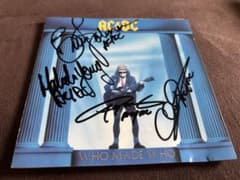 レア　acdc 直筆　サイン　ac/dc アンガスヤング　ハードロック レア acdc 直筆 サイン ac/dc アンガスヤング ハードロック - メルカリ