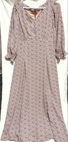 mysty woman 花柄ワンピース ロング丈 Fサイズのサムネイル