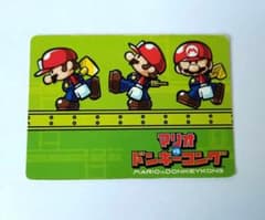 レア]非売品 マリオVSドンキーコング e＋カードeリーダーとびおり