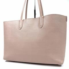 【美品】アレキサンダーマックイーン　トートバッグ　サフィアーノレザー　ベージュ系 美品】アレキサンダーマックイーン トートバッグ サフィアーノレザー