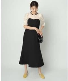 Arpege story ５分袖コルセットドッキングワンピースのサムネイル