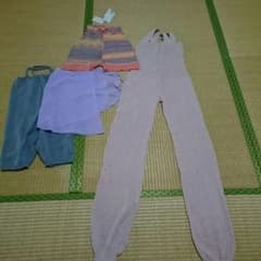オールインワンとパンツスカートニットセットのサムネイル