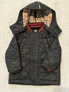Burberry（バーバリー）グレー キッズアウター 3Y（98cm） BURBERRY バーバリー キッズ 中綿コート ダウン アウター 3Y98cm