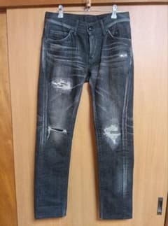 Lee RIDERS BLACK RIDER ブラックデニムパンツ XSのサムネイル
