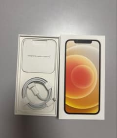 iPhone12ケーブル付き 空箱 充電器 SIMカード取り出しピン - メルカリ