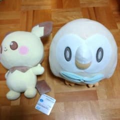 포켓피스도 푹신한 봉제인형 피츄&모크로