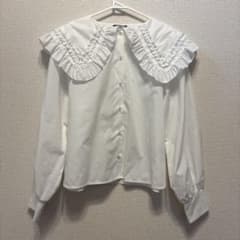 kutir フリル襟ブラウス 長袖のサムネイル