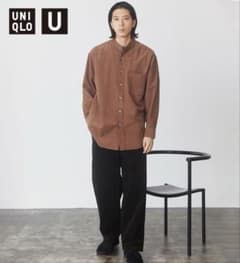 ユニクロユー UNIQLO U コーデュロイスタンドカラーシャツ XXLのサムネイル