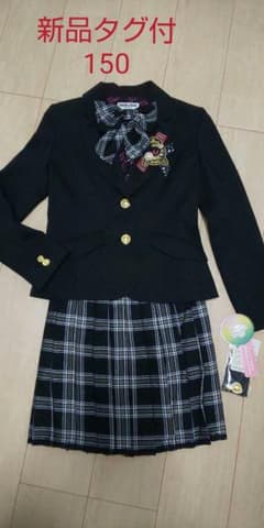 新品タグ付 卒業式 女の子 スーツ 150のサムネイル