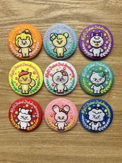 NiziU 2周年 刺繍缶バッジ 9種コンプセットのサムネイル