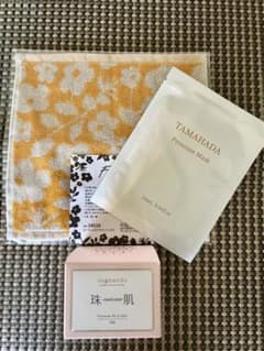 珠肌シシオール 50g セット(マスクパック.うみつクリーム.ハンカチ付