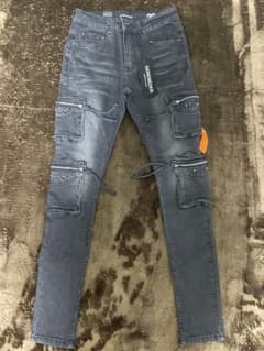 値下げ可　 SERENEDE Fitted Denim スキニー　黒　28インチのサムネイル