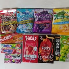 超激安！アミューズメント景品　お菓子　詰め合わせ　ポッキー　チョコパイ　グミ ポッキー⭐ハイチュウ⭐グミ⭐ぷっちょ⭐ビッグカツ 詰め合わせセット