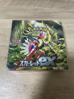 ポケモンカードゲーム スカーレットex 未開封ボックスのサムネイル