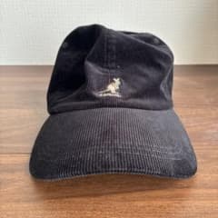 KANGOL コーデュロイ キャップ ブラックのサムネイル