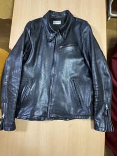 WEST RIDE黒 レザー ライダースジャケット 38 ゴートスキンのサムネイル