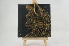 キャンバスアート・立体アート【 猫】 ハンドメイドのサムネイル