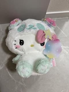 パンダハローキティー　ゆめかわミントカラー　BIGぬいぐるみ