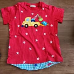 MIKI HOUSE 赤いTシャツ 100cmのサムネイル