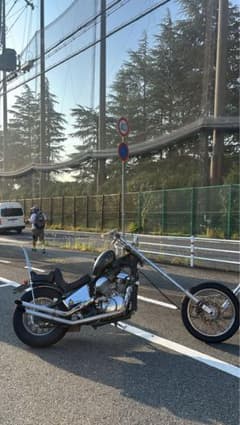 スティード400 35センチジョイント　 チョッパー　車検7月クリアのサムネイル
