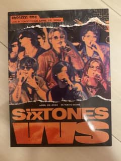初回盤SixTONES VVS LIVE INTOKYODOMEブルーレイ2枚組のサムネイル
