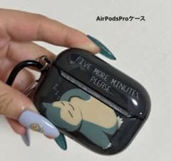 AirPods Pro ケース ブラック カラビナ付きのサムネイル