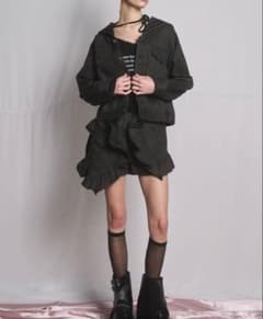 lilLilly セーラーデニムジャケット&ハートデニムショートパンツ lilLilly セーラーデニムジャケットハート デニムショートパンツ