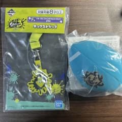 Splatoon3 이치 반 쿠지 D상 실리콘 케이스 F상 넥 스트랩