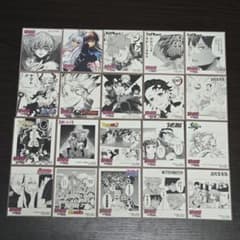 アニメイト ジャンプフェア 2019 '21 '23 特典ミニ色紙20枚セット