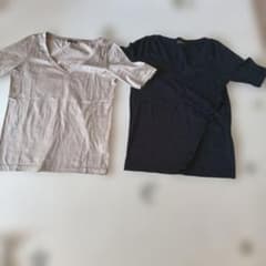 IENA VネックTシャツ 2枚セット コットン 日本製のサムネイル