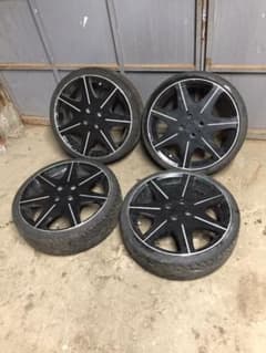 バリ溝 軽17インチホイールセット165/40R17のサムネイル