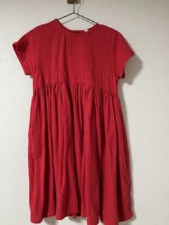 nikomake 赤ワンピース100sizeのサムネイル
