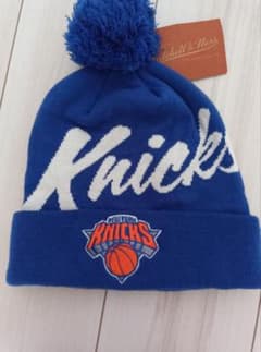 最安激レア新品非売ビーニーMitchell&Ness ニューヨークニックスニットのサムネイル