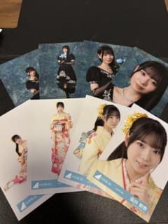 日向坂46 生写真 2026年 振袖 黒ドレス衣装 8種コンプ 坂井新奈 ⑥