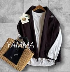 ꕤ新品ꕤ ヤンマ産業　YAMMA 会津木綿　カシュクールベスト　えび茶 ꕤ新品ꕤ ヤンマ産業 YAMMA 会津木綿 カシュクールベスト えび茶