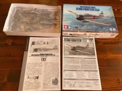 未使用品 タミヤ ゼロ戦 1/72 日本海軍三菱零式艦上戦闘機32型　No.84のサムネイル