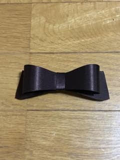リボンモチーフ バレッタ ブラックのサムネイル