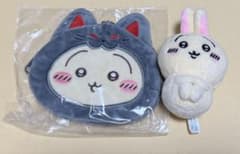 【新品未使用】うさぎぬいぐるみ ポーチ 2点セットのサムネイル