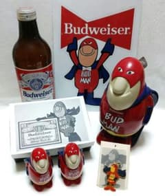 バドワイザーバドマン BUDMAN❤︎1989年企業キャラクタービンテージ