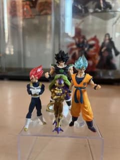 ドラゴンボール HG フィギュア 悟空 ベジータ ブロリー ゴールデンフリーザのサムネイル