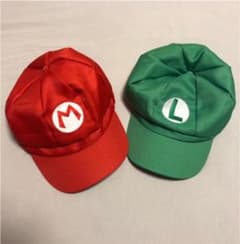 マリオ ルイージ 帽子セットのサムネイル